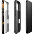 Black and Gold Scattered Marble iPhone 16 Pro Impact Case