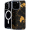Black and Gold Scattered Marble iPhone 16 Pro MagSafe Case