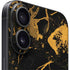 Black and Gold Scattered Marble iPhone 16 Skin