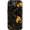 Black and Gold Scattered Marble iPhone 16e Impact Case