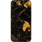 Black and Gold Scattered Marble iPhone 16e Skin