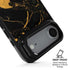 Black and Gold Scattered Marble iPhone 17 Air Kickstand Case