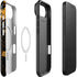 Black and Gold Scattered Marble iPhone 17 Air Magsafe Impact Case