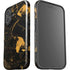 Black and Gold Scattered Marble iPhone 17 Impact Case