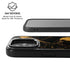 Black and Gold Scattered Marble iPhone 17 Kickstand Case