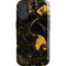 Black and Gold Scattered Marble iPhone 17 Magsafe Impact Case