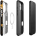 Black and Gold Scattered Marble iPhone 17 Magsafe Impact Case