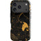 Black and Gold Scattered Marble iPhone 17 Pro Impact Case