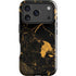 Black and Gold Scattered Marble iPhone 17 Pro Impact Case