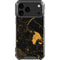 Black and Gold Scattered Marble iPhone 17 Pro Max Clear Case