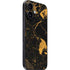 Black and Gold Scattered Marble iPhone 17 Skin