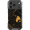 Black and Gold Scattered Marble iPhone 18 Pro Clear Case