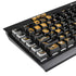 Black and Gold Scattered Marble K95 RGB PLATINUM Mechanical Gaming Keyboard Skin
