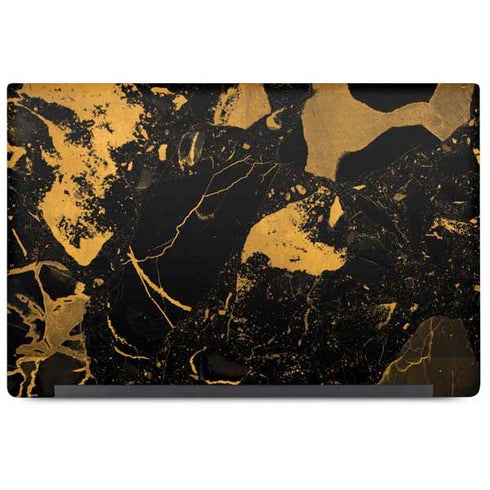 Black and Gold Scattered Marble Dell Latitude Skin