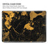 Black and Gold Scattered Marble MacBook Cases