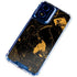 Black and Gold Scattered Marble Moto G 5G (2024) Clear Case