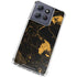 Black and Gold Scattered Marble Moto G Play 5G (2025) Clear Case
