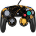 Black and Gold Scattered Marble Nintendo Skins