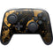 Black and Gold Scattered Marble Nintendo Skins