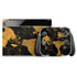 Black and Gold Scattered Marble Nintendo Skins