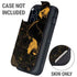 Black and Gold Scattered Marble Otterbox Defender iPhone Skin