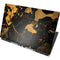 Black and Gold Scattered Marble Dell Precision Skin