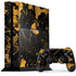 Black and Gold Scattered Marble PlayStation PS4 Skins