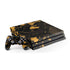 Black and Gold Scattered Marble PlayStation PS4 Skins