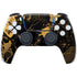 Black and Gold Scattered Marble PlayStation PS5 Skins