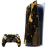 Black and Gold Scattered Marble PlayStation PS5 Skins