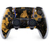 Black and Gold Scattered Marble PlayStation PS5 Skins