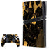 Black and Gold Scattered Marble PS5 Pro Bundle Skin