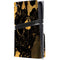 Black and Gold Scattered Marble PS5 Pro Disk Console Skin