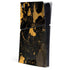 Black and Gold Scattered Marble PlayStation PS5 Skins
