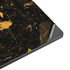 Black and Gold Scattered Marble Surface Laptop 7 15in Skin