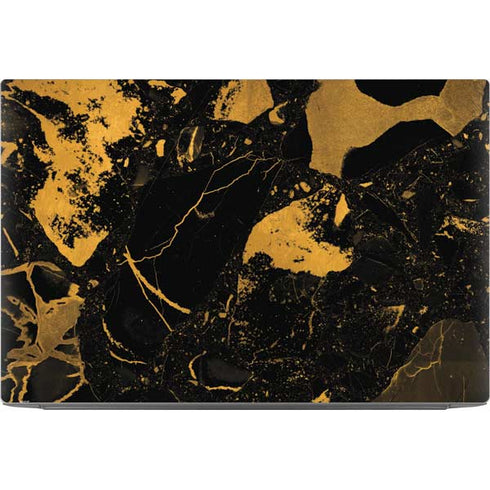Black and Gold Scattered Marble Dell XPS Skin