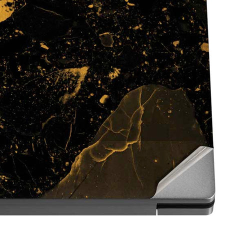Black and Gold Scattered Marble Dell XPS Skin
