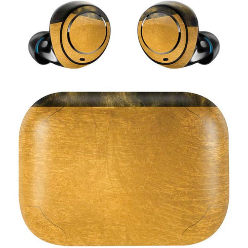 Black and Gold Split Marble Amazon Echo Buds Skin