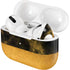 Black and Gold Split Marble AirPods Skins