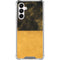 Black and Gold Split Marble Galaxy A16 5G Clear Case