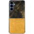 Black and Gold Split Marble Galaxy A35 5G Clear Case