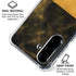Black and Gold Split Marble Galaxy A36 5G Clear Case