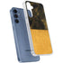 Black and Gold Split Marble Galaxy A55 5G Clear Case