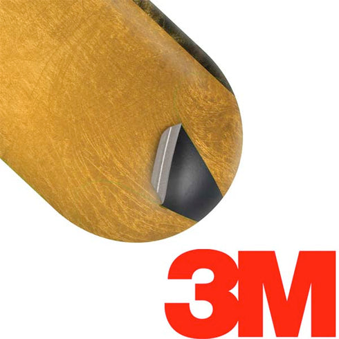 Black and Gold Split Marble Galaxy Buds Skin