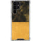 Black and Gold Split Marble Galaxy S23 Ultra Clear Case