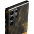 Black and Gold Split Marble Galaxy S23 Ultra Pro Case