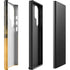 Black and Gold Split Marble Galaxy S23 Ultra Pro Case
