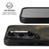 Black and Gold Split Marble Galaxy S24 FE Kickstand Case