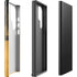 Black and Gold Split Marble Galaxy S25 Ultra Impact Case