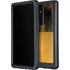 Black and Gold Split Marble Galaxy S24 Ultra Waterproof Case